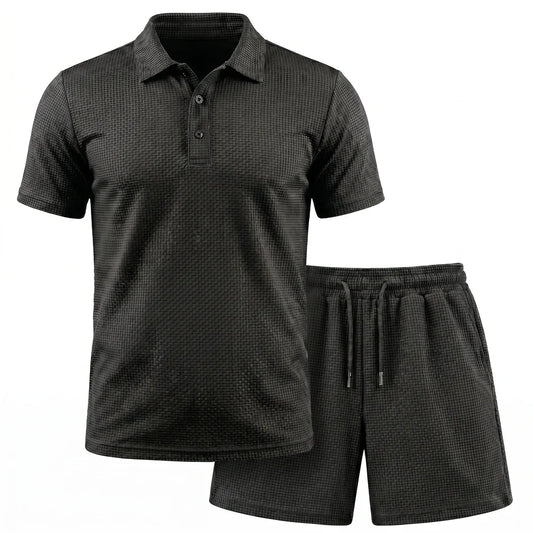 Capri Set – Men’s Ultra Comfortable Shorts and Polo Shirt