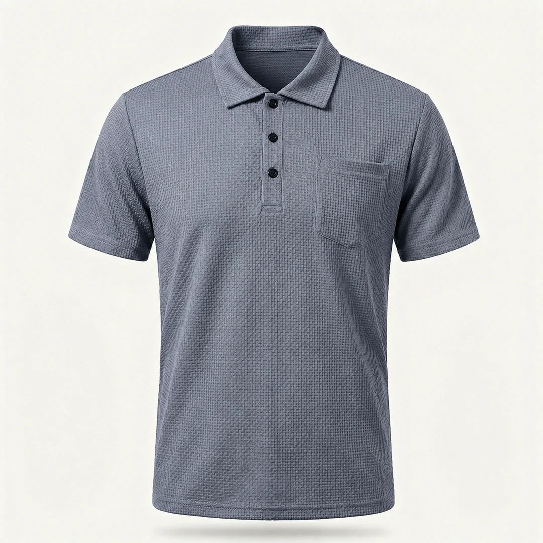 Capri - Men's Ultra Comfortable Pocket Polo Shirt