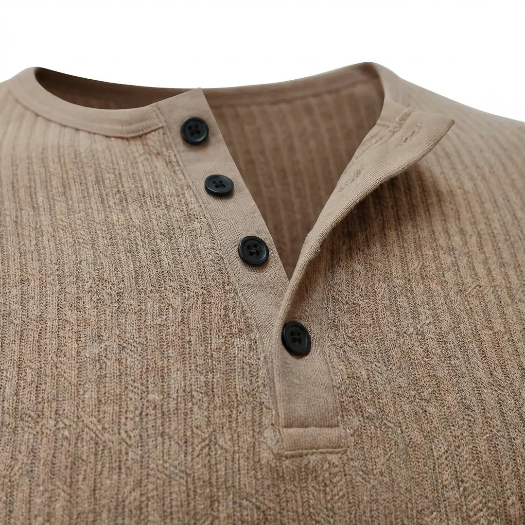 Siena - Men's Ultra Comfortable Henley Shirt